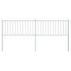 vidaXL Metal Headboard, White, 76" - 3 of 4