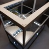 White Collectible Display Show Case Illumicase+ with LED Lights and Mirror Base and Back for 1/64 1/43 1/32 1/24 1/18 Scale Models by Illumibox - 4 of 4