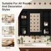 Sapphtopaz 35" Wall Mounted Bathroom Storage Cabinet with Mirror Door,Modern Wall Cabinet with 6 Open Shelves,Medicine Cabinet for Bathroom - 3 of 4