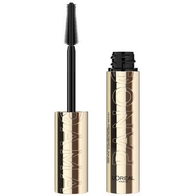 Photo 1 of L’Oréal Paris Voluminous Panorama Mascara, Volumizing and Lengthening Mascara, Washable Longwear and Smudge Resistant Make Up, Blackest Black, 0.33 Fl Oz
