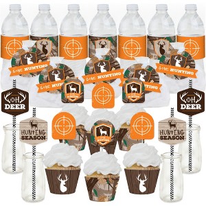 Big Dot of Happiness Gone Hunting - Deer Hunting Camo Baby Shower or Birthday Party Favors and Cupcake Kit - Fabulous Favor Party Pack - 100 Pieces - 1 of 4