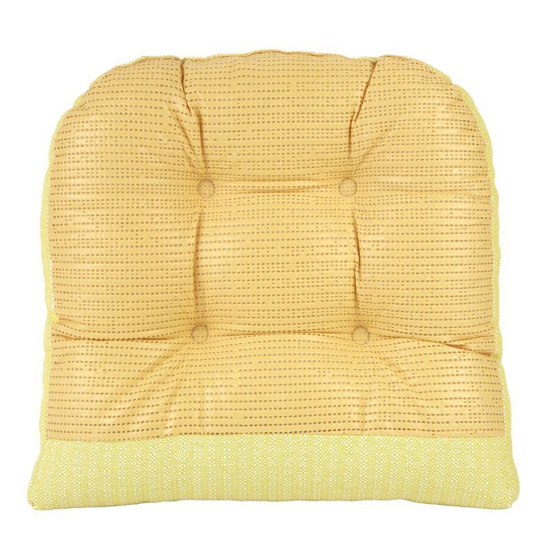 Gripper Non-Slip 15" x 15" Omega Tufted Universal Chair Cushions Set of 2, 2 of 5