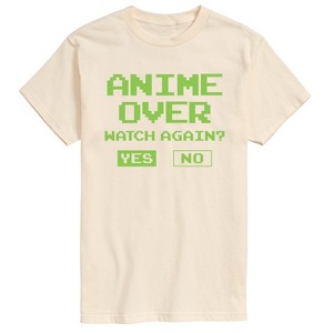 Men's - Instant Message - Anime Over Yes No Short Sleeve Graphic T-Shirt - 1 of 4