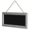 Isaiah Galvanized Framed Hanging Chalkboard - 3 of 4