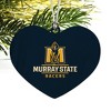 Murray State University Primary Logo Heart Love Wood Christmas Tree Holiday Ornament - 2 of 3