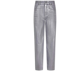 Women's Metallic Coated Trousers - ESQUALO - 1 of 3