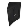 Sapphtopaz Modern Corner Storage Cabinet with Doors and Shelves Floor Corner Cabinet Free Standing Storage Cabinet for Bathroom - 3 of 4
