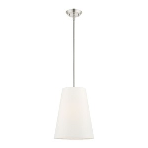 Livex Lighting Prato 1 - Light Pendant in  Brushed Nickel - 1 of 1