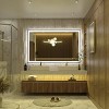 Apmir Super Bright Front & Back LED Lighted Anti-Fog Aluminum Alloy Framed Tempered Glass Bathroom/Vanity Mirror with ETL & 3-Year Warranty - 2 of 4