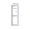 HOMLUX 6-Tier Closet Organizer Clothes Storage Shelf Tower Unit,White - 3 of 4