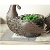 Manual Woodworks and Weavers Decorative Metal Rooster Basket, Country Kitchen Organizer - 2 of 3