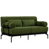 NicBex Modern Chenille Sofa Bed,59" Loveseat Sofa with USB Ports and Cylindrical Armrests for Bedroom,Living Room - 4 of 4