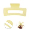 Unique Bargains Grace Rectangle Frosted Hair Clips 1 Pc - 3 of 4