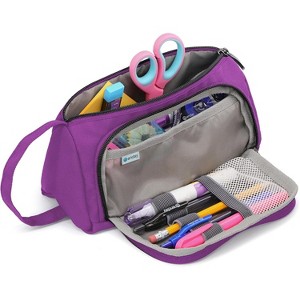 Enday Big Capacity Pencil Case, 3 Compartments Pencil Bags with Zipper - 1 of 1