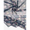 Elerevyo Women's Floral Chiffon Lightweight Skinny Neck Scarf Neckerchief - 4 of 4