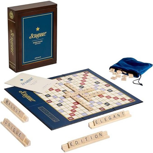 WS Game Company high quality Scrabble Del Mar Shagreen Edition Board Game