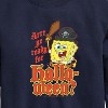 Boys' - SpongeBob SquarePants - Arrr Ye Ready For Halloween Graphic Long Sleeve Fleece Sweatshirt - 2 of 4