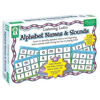 Key Education Publishing Listening Lotto: Alphabet Names & Sounds Board Game, Grade PK-1
