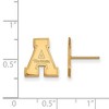 Black Bow Jewelry 10k Yellow Gold Appalachian State Mountaineers NCAA Post Earrings - 2 of 3