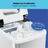 Iceman Dual-Size Countertop Bullet Ice Machine w/ 1.3lb Capacity - Stainless Steel - 4 of 4