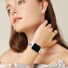 HTUTWOOO Compatible with Apple Watch Band 45mm 44mm 46mm 42mm 49mm Ultra 2,Soft Silicone Sport Bands Wristband Replacement Strap for iWatch SE Series - 3 of 4