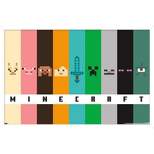 Trends International Minecraft - Pixel Bars Framed Wall Poster Prints
