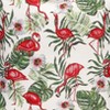 Signare USA Flamingo Animal Beige and Pink Pillowcase/Cushion Cover 18 x 18 inch - 3 of 3