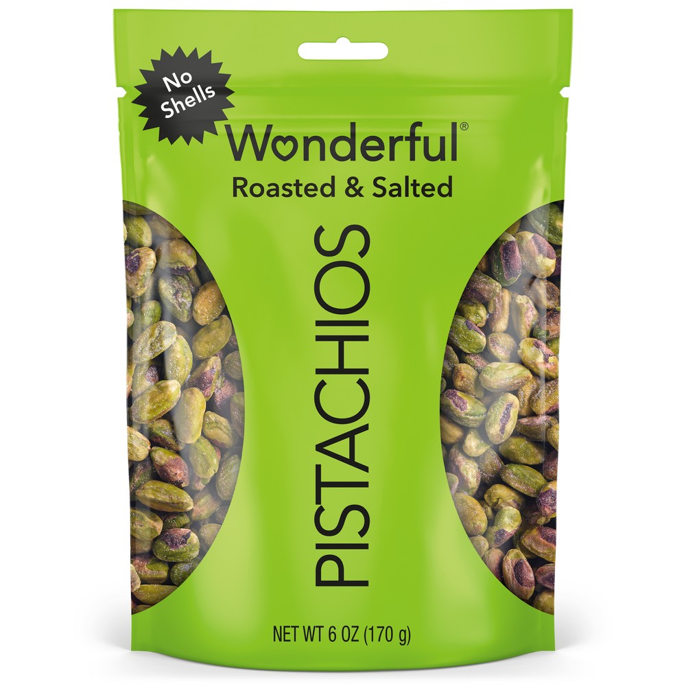 UPC 014113734066 - Wonderful Roasted & Salted Shelled Pistachios - 6oz ...