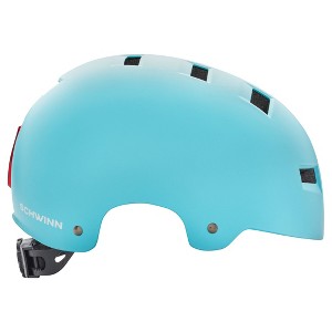Schwinn Women's Radiant LED Bike Helmet - Matte Light Blue - 1 of 4