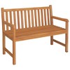 vidaXL Garden Dining Set Teak Fine Sanded Hardwood Medium - 4 of 4
