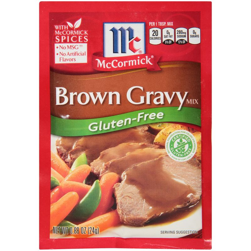 McCormick Gluten Free Brown Gravy .88oz, 1 of 8