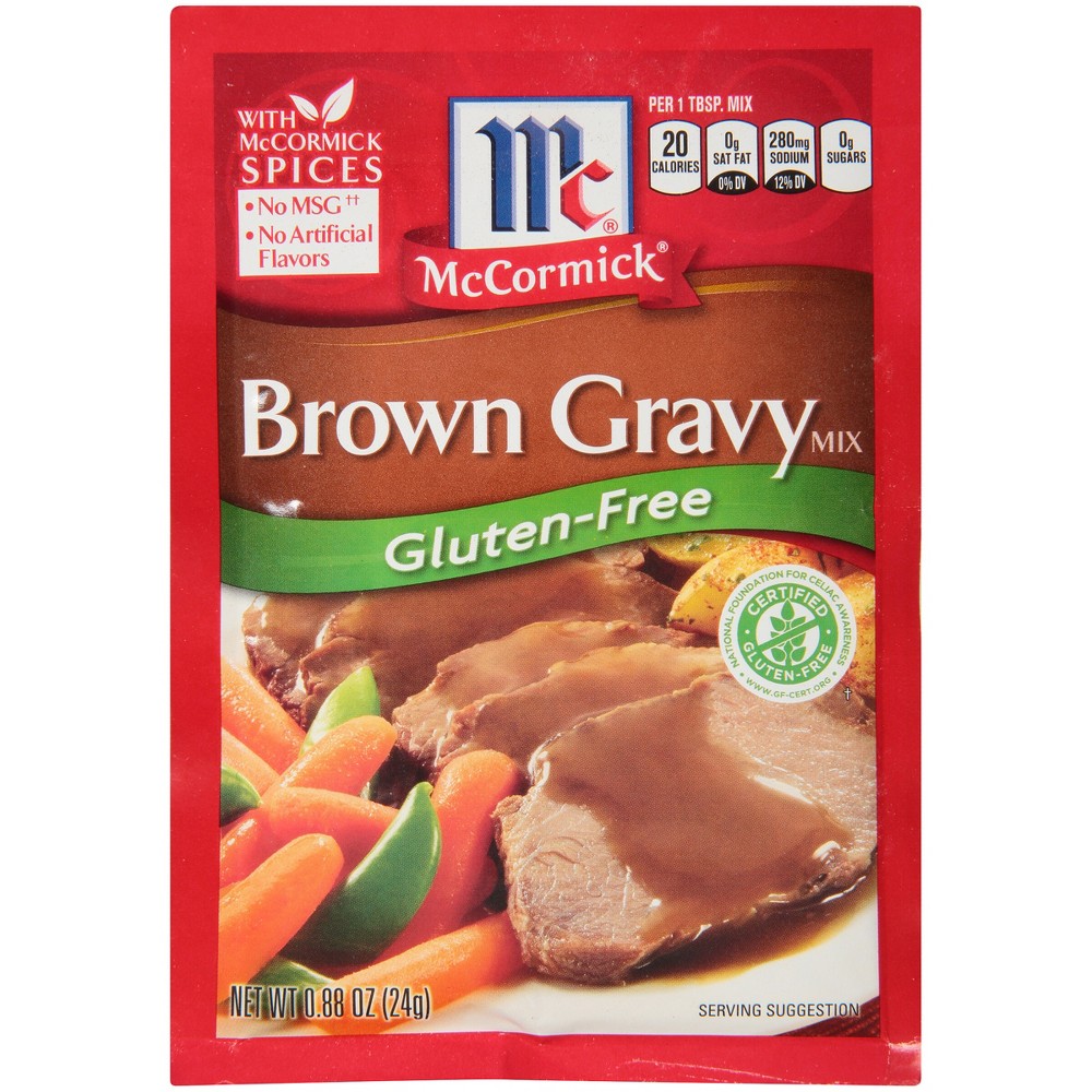 UPC 052100026923 product image for McCormick Gluten Free Brown Gravy Seasoning Mix - 0.88 oz | upcitemdb.com