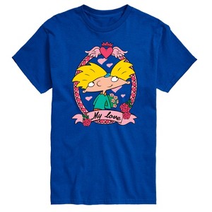 Men's - Hey Arnold! - Valentine's My Love Short Sleeve Graphic T-Shirt - 1 of 4