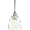 Quorum Lighting Bryant 1-Light Mini Pendant, Classic Nickel, 8W x 12H, Stem Hanging, Dry Rated - 3 of 3