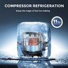 Simzlife Commercial Ice Maker, Stainless Steel, Under Counter ice Machine with Multi-function control panel,100 Lbs/Day, 33 Lbs Capacity, Silver - 2 of 4