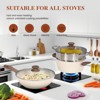 ELJGET 17-piece non-stick cookware set, cooking set - 3 of 4