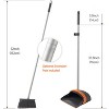 JANSNO Broom and Dustpan Set with 52 in. Long Handle - 3 of 4