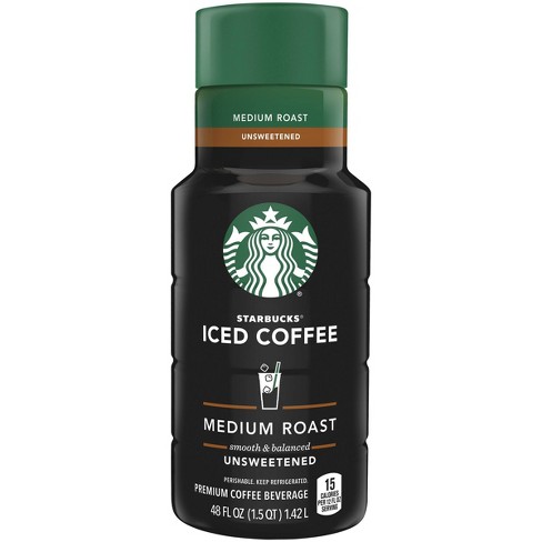 Starbucks Unsweetened Medium Roast Iced Coffee 48 Fl Oz Target