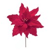Melrose Glittered Poinsettia Stem (Set of 2) - 3 of 3