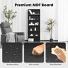 MAYEERTY 5 Tiers Bookshelf, Modern Open Bookshelf, Storage Rack Shelves in Living Room/Home/Office, Black - 3 of 4