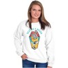 Funny Death's a Beach Skeleton Sweatshirt for Men or Women Brisco Brands - 3 of 4
