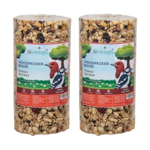 JCS Wildlife Woodpecker Blend Premium Bird Seed Small Cylinder, 2 lb - 1 of 4