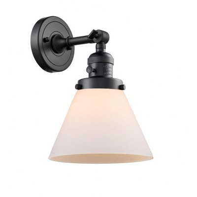 Cone - 1 Light Wall Sconce In Industrial Style-10 Inches Tall and 8 Inches Wide