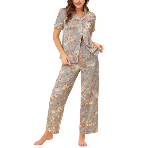 Paradise Found Short Sleeve Silk Pajamas