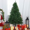Joyfy Green Artificial Pencil Christmas Tree, 6ft Premium Hinged Pine Tree with Metal Legs, Dense Branches,Holiday Decoration - 2 of 4