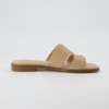 CUSHIONAIRE Voyage Cutout Strap Slides for Women, Slip On Summer Flats, Trendy Footwear, Comfortable Vacation Style Sandals for Women 2025 - 3 of 4