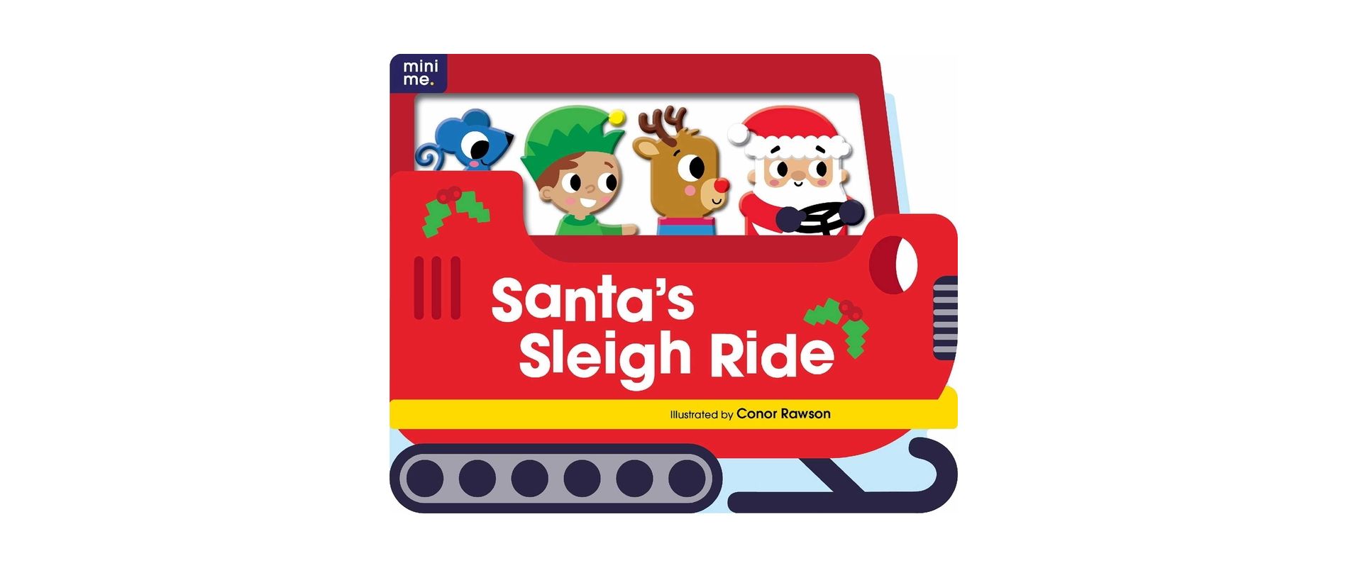 Santa's Sleigh Ride - (Mini Me) (Board Book)