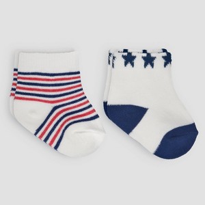 Carter's Just One You® Baby 2pk Stars & Striped Socks - 1 of 1