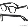 grinderPUNCH Classic Reading Glasses for Women and Men Stylish Lightweight Readers Round Readers for Women and Men - 2 Pack (Black, 1, x) - 2 of 4