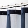 Dainty Home Complete Shower Curtain With Detachable Liner - 2 of 4